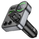 Hoco E86 Alegria Dual-Port Car Charger with FM Transmitter – PD30W & QC3.0