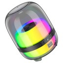hoco BS58 Crystal Luminous RGB Bluetooth Speaker – Magic Black Night